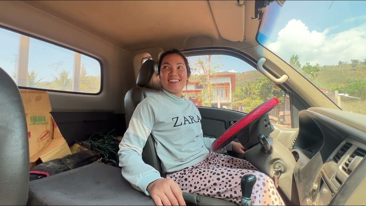 ไปรับแม่จันที่สถานีรถเมล์ขับรถไปเองดูซิแม่จันจะตื่นเต้นไหม