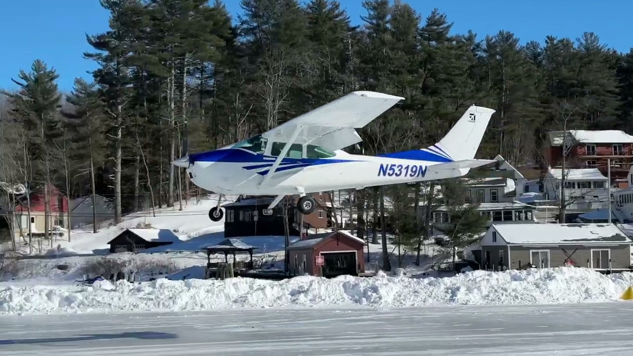 Alton Bay NH ice runway
