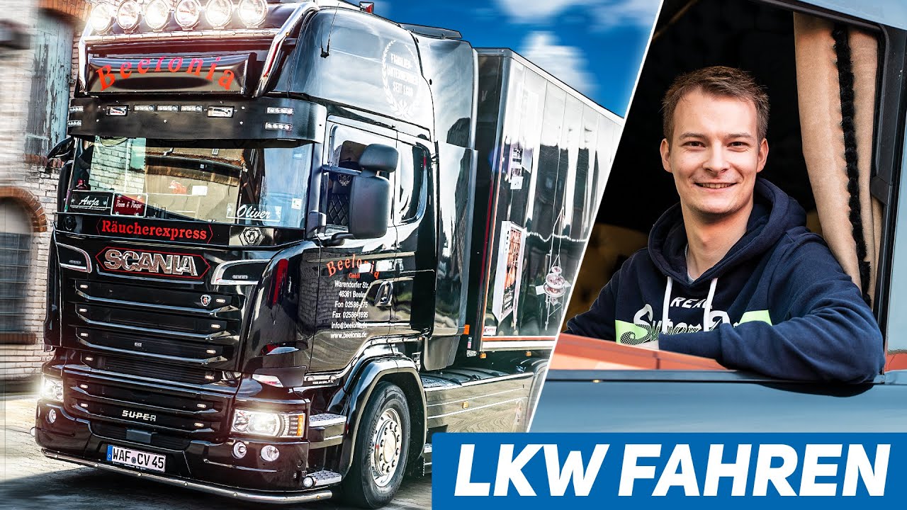 Ich fahre einen LKW - erste Fahrstunde im 15 Tonnen-TRUCK!