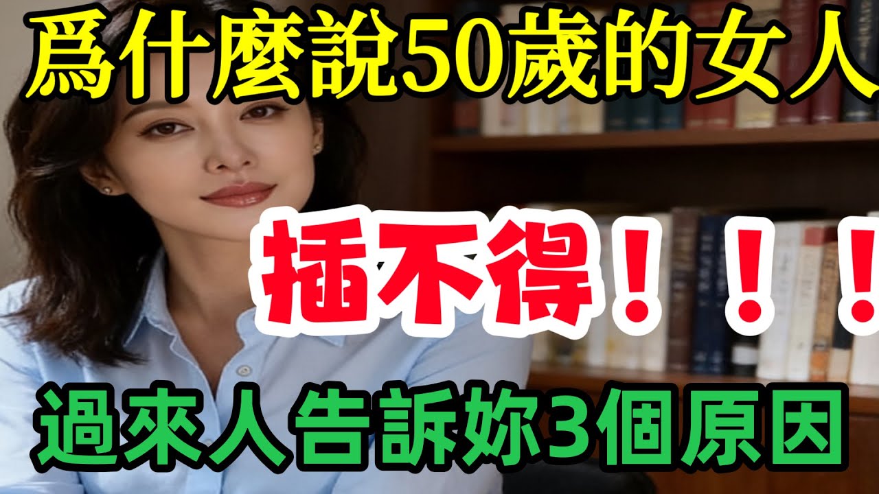 五十岁左右的女人，男人千万不要去碰！别不信邪哦！#情感 #happy婚 #分享 #告別 #正能量 #結婚 #感情 #大熱門 #熱門 #