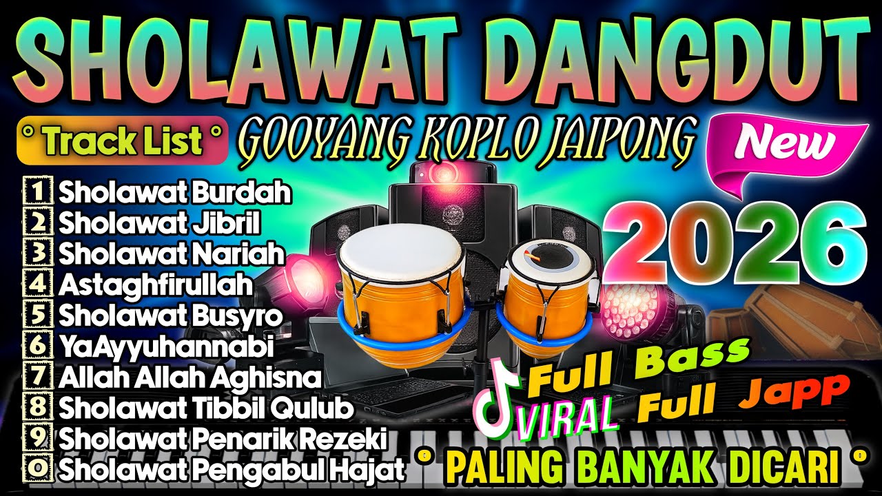 PALING DICARI!! DANGDUT SHOLAWAT MERDU 2026✨LENGKAP LIRIK SHOLAWAT | PAS DIDENGAR PAS DI HATI