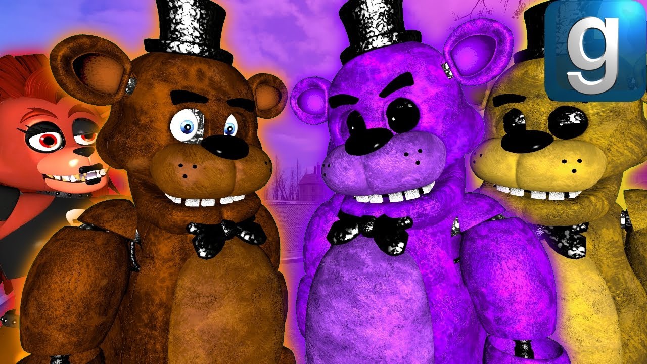 Gmod FNAF | Фредди находит Шэдоу Фредди и Голден Фредди!