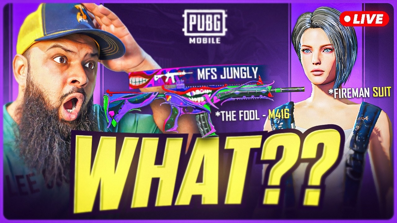 LIVE 🔥 Fireman Suit… Why You Do This? 😭 🃏 PUBG Mobile