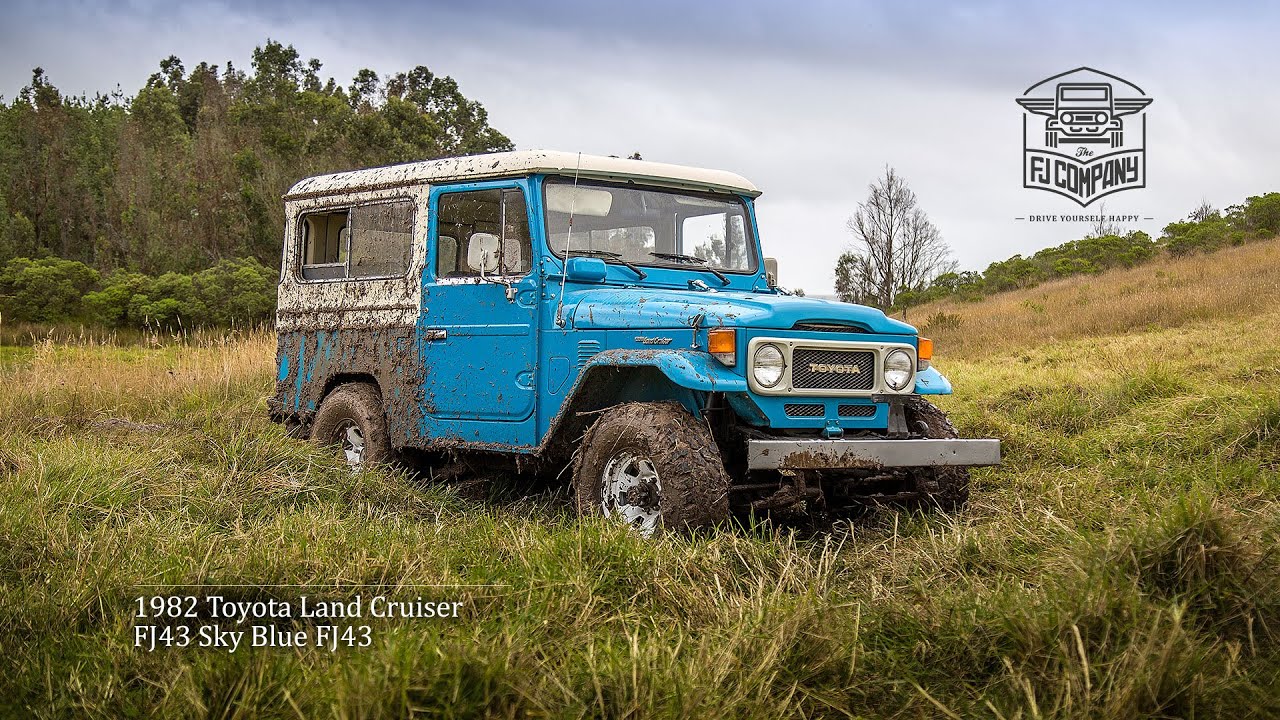 1982 Toyota Land Cruiser FJ43 Sky Off Road Blue Before Restoration FHD