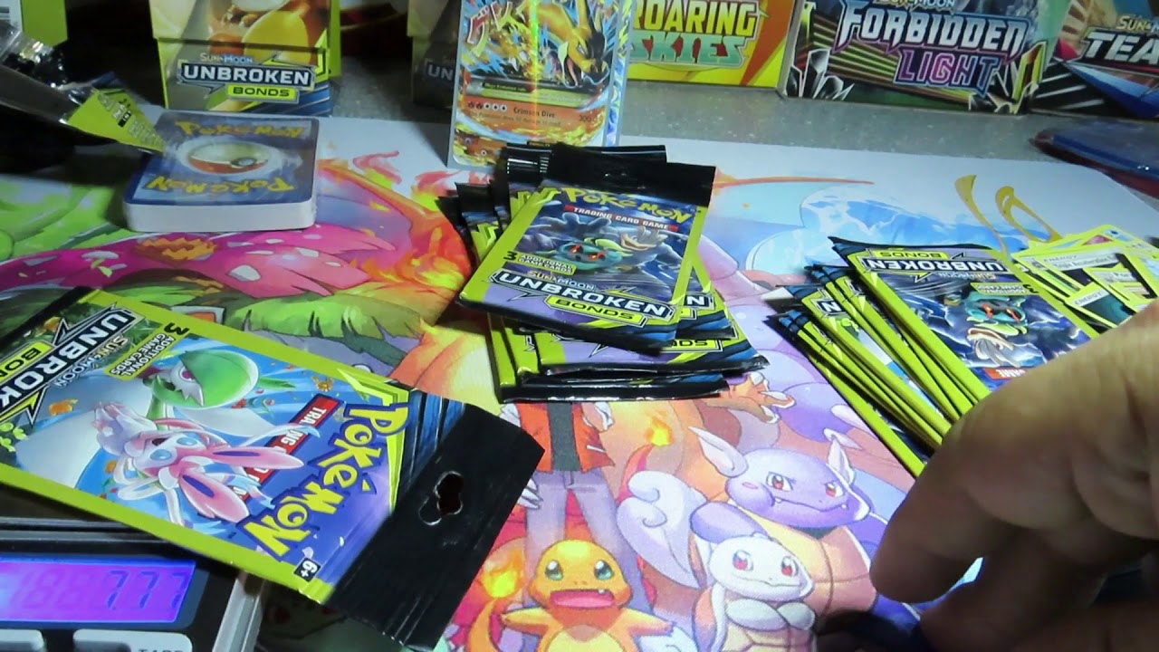 Weighing Unbroken Bonds 3 pack boosters