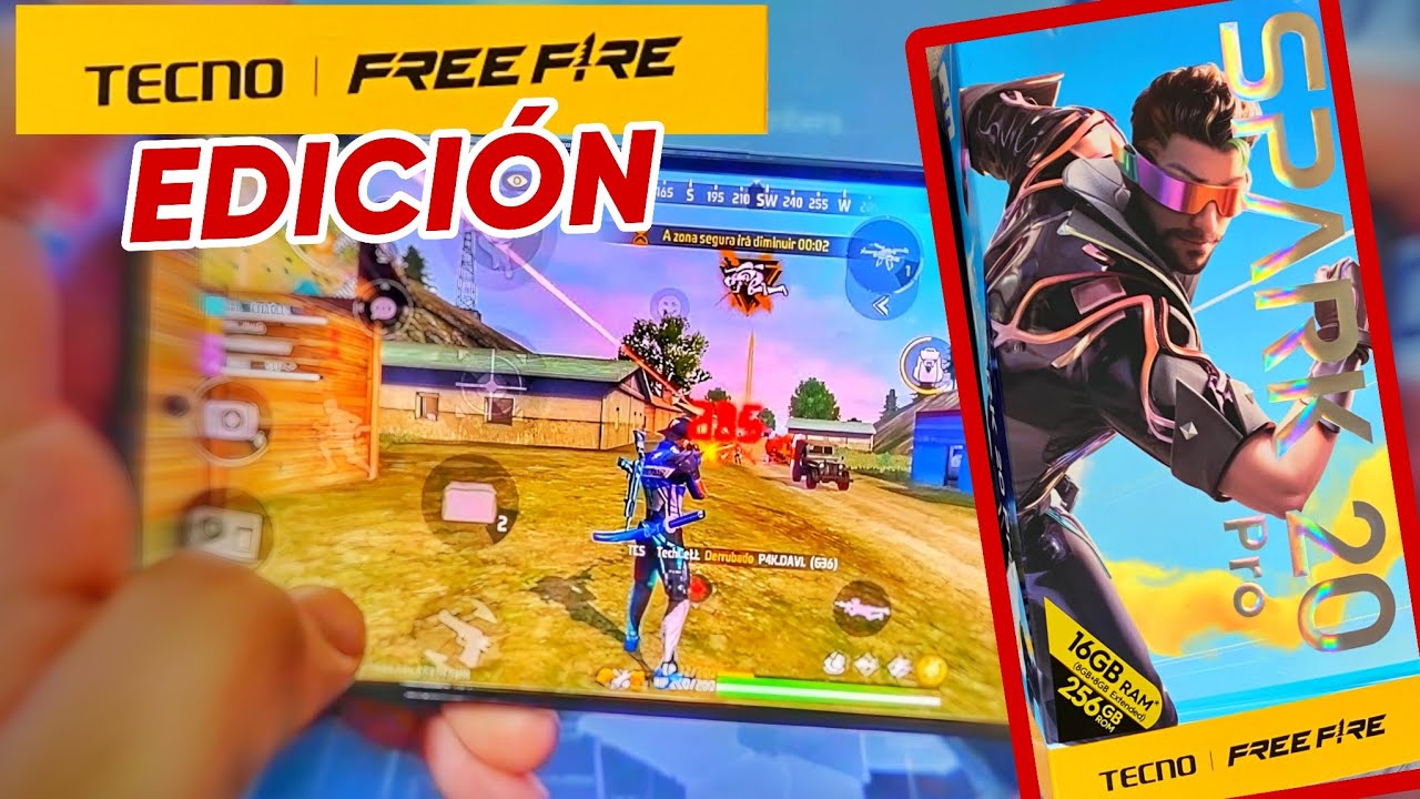 TECNO SPARK 20 PRO ASI SE JUEGA FREE FIRE EN 2025