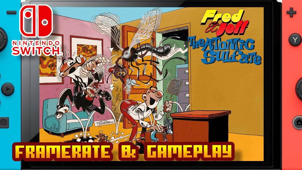 Fred and Jeff: The Atomic Sulfate - (Nintendo Switch 1) - Framerate & Gameplay - 4K