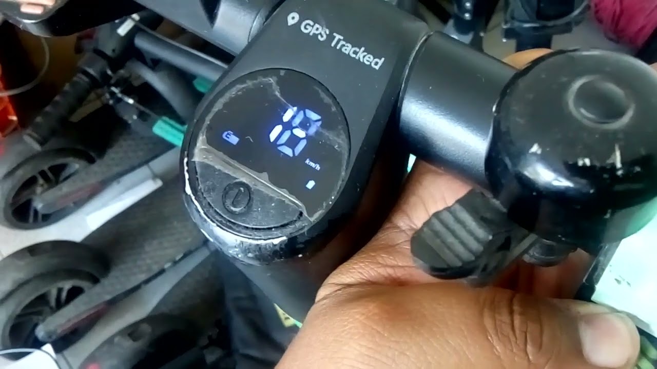 Scooter# grin probando su funcionamiento