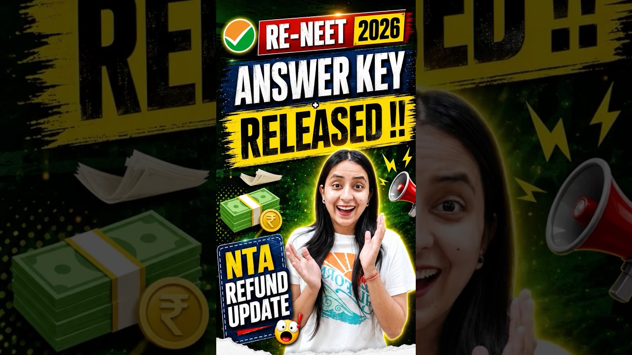 RE-NEET 2026: REFUND UPDATE | ANSWER KEY OUT 💥 #reneet2026 #answerkey #refund #neet2026 #latestnews