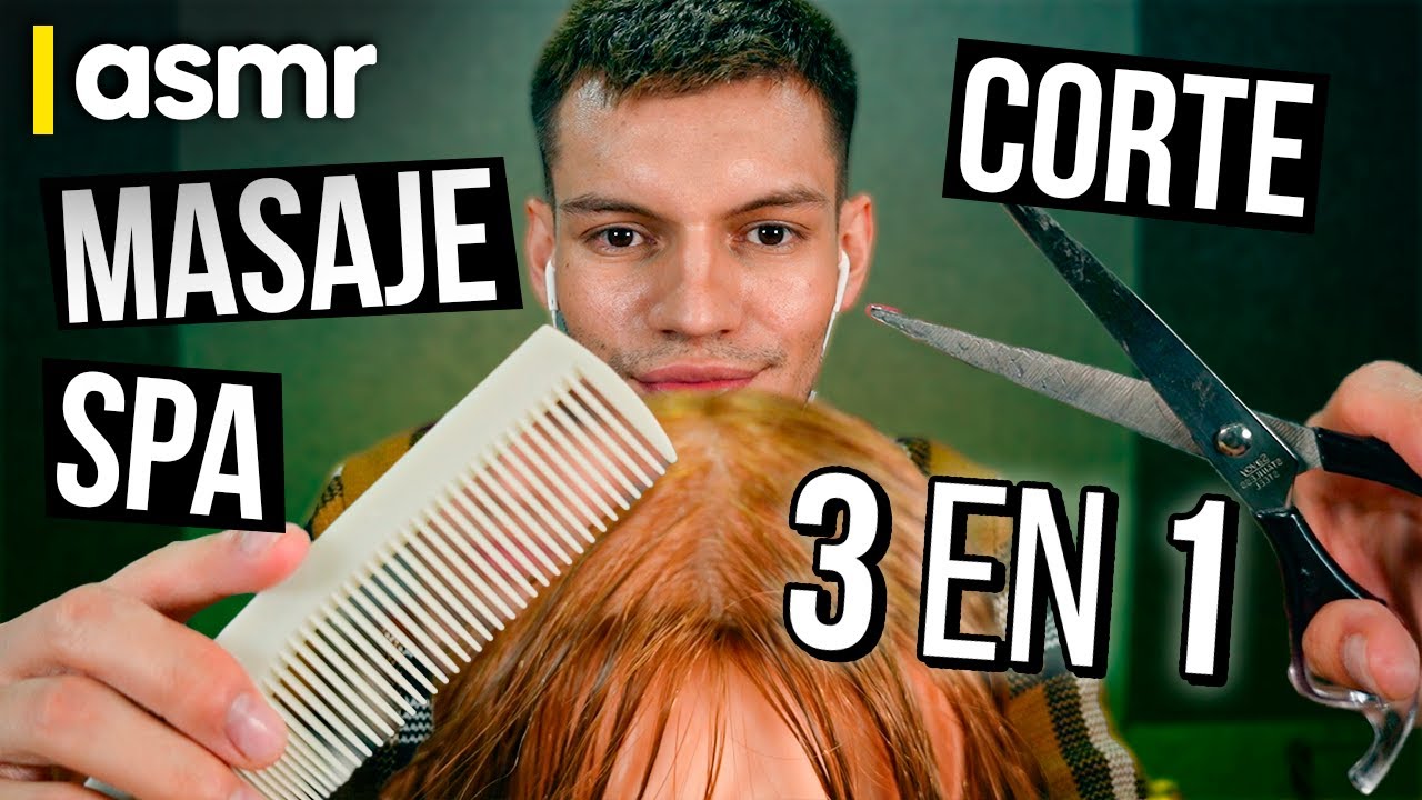 ASMR español roleplay para dormir spa de cabello