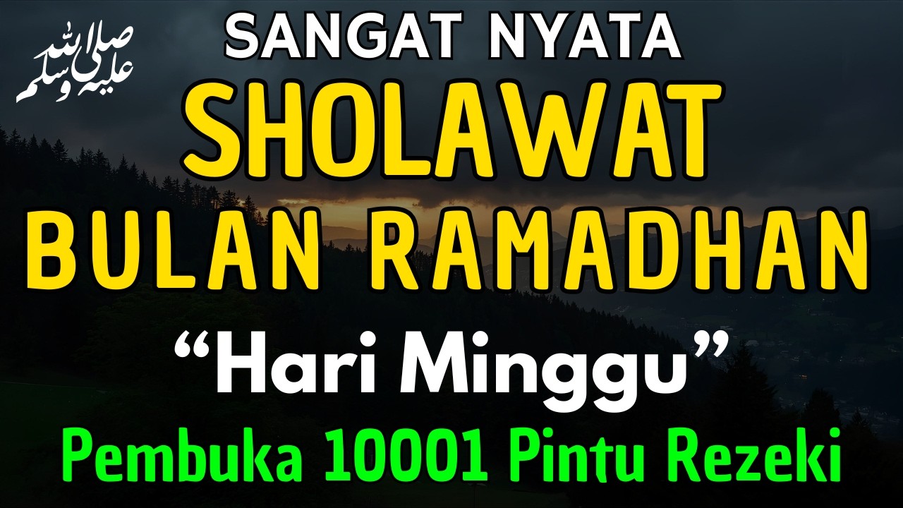 SHOLAWAT PENARIK REZEKI PALING DAHSYAT,Sholawat Nabi Muhammad SAW,SALAWAT JIBRIL PALING MERDU sekali