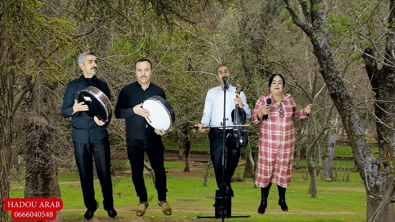 hadou arab mouna azrou الفنان حدو أعراب مع الفنانة منى أزرو