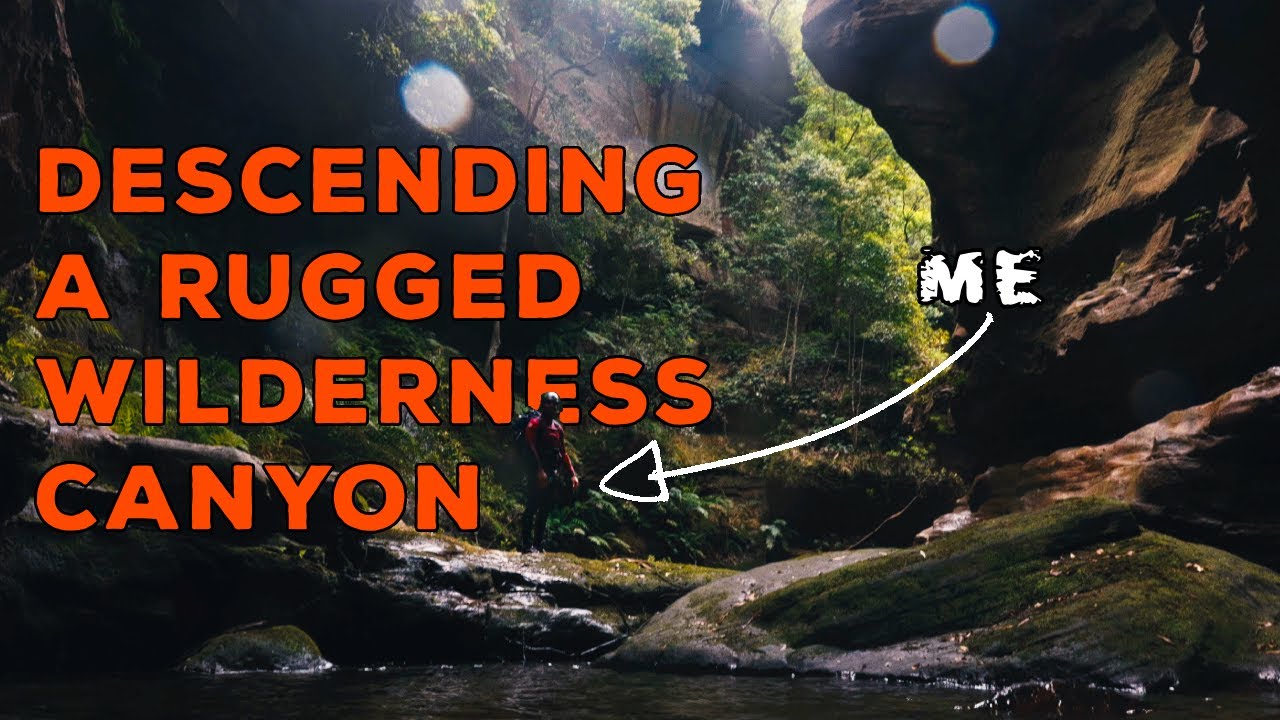 Descending a Rugged, Wilderness Canyon - Blue Mountains, Australia (4K)