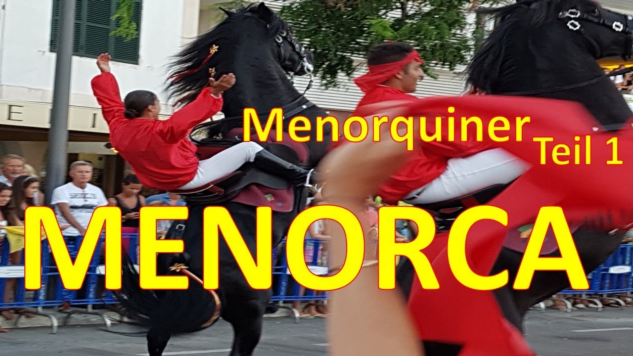 Menorca Menorquinerrasse Pferde - Show  Teil 1