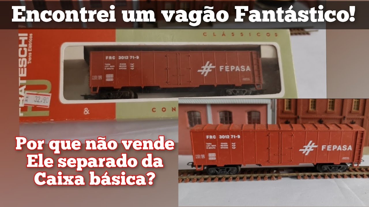 [ref. 2024] Vag&atilde;o Fechado #Fepasa - FRATESCHI - HO 1:87