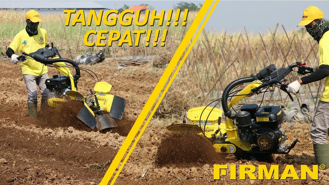 Mesin Bajak Mini / Cultivator untuk buat guludan / parit / bedengan | FIRMAN FTL650A