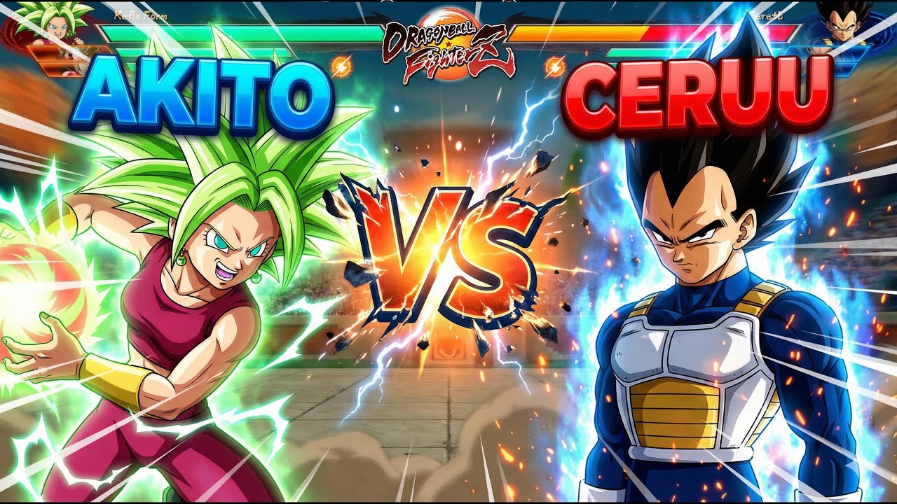 DBFZ - AKITO vs CERUU⚡ HYPE MATCH! | Dragon Ball FighterZ