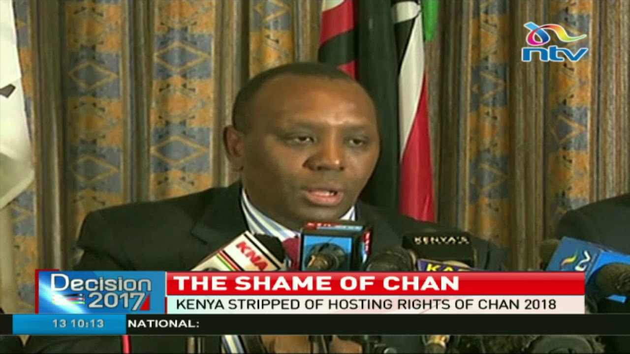 Kenya stripped of hosting rights for CHAN 2018