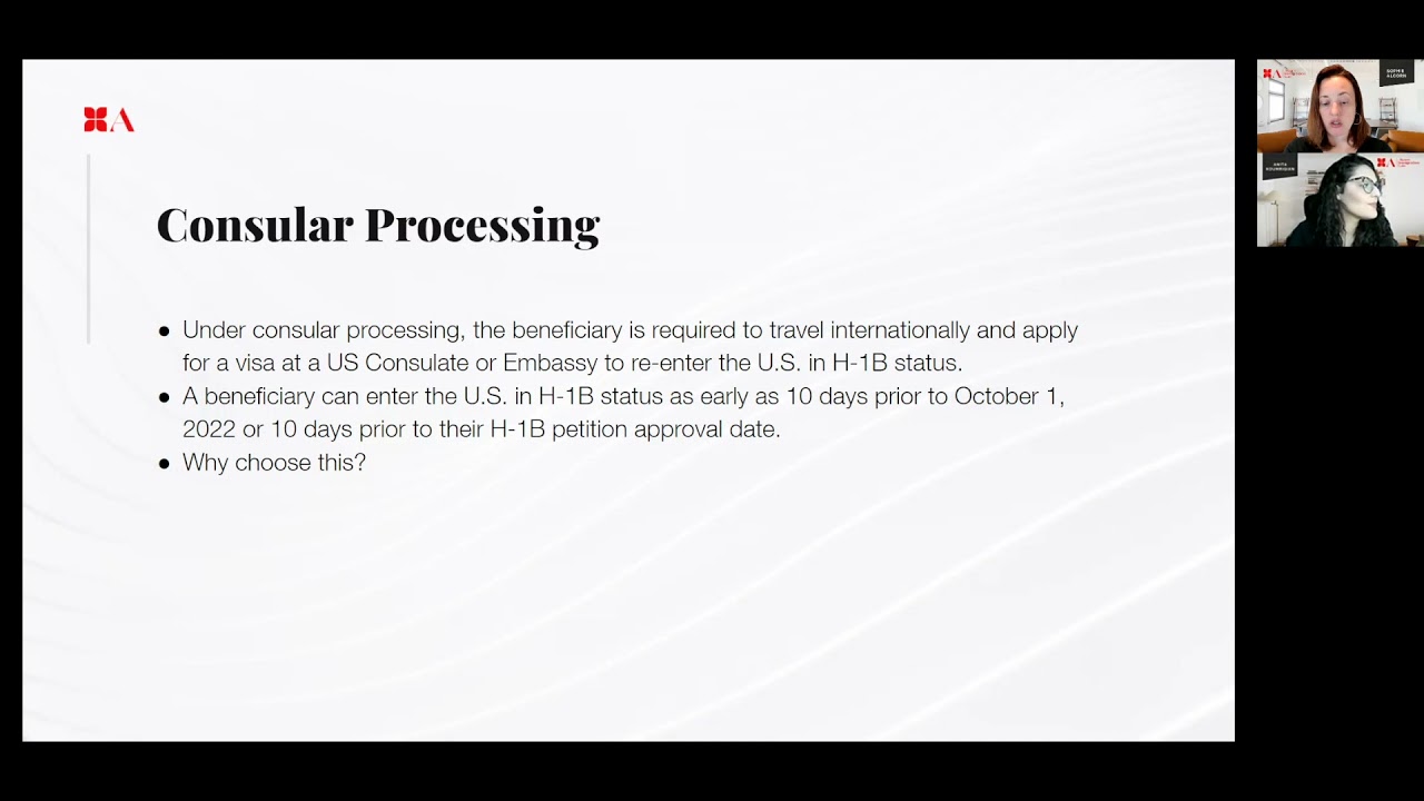 H-1B FY2023: Consular Processing