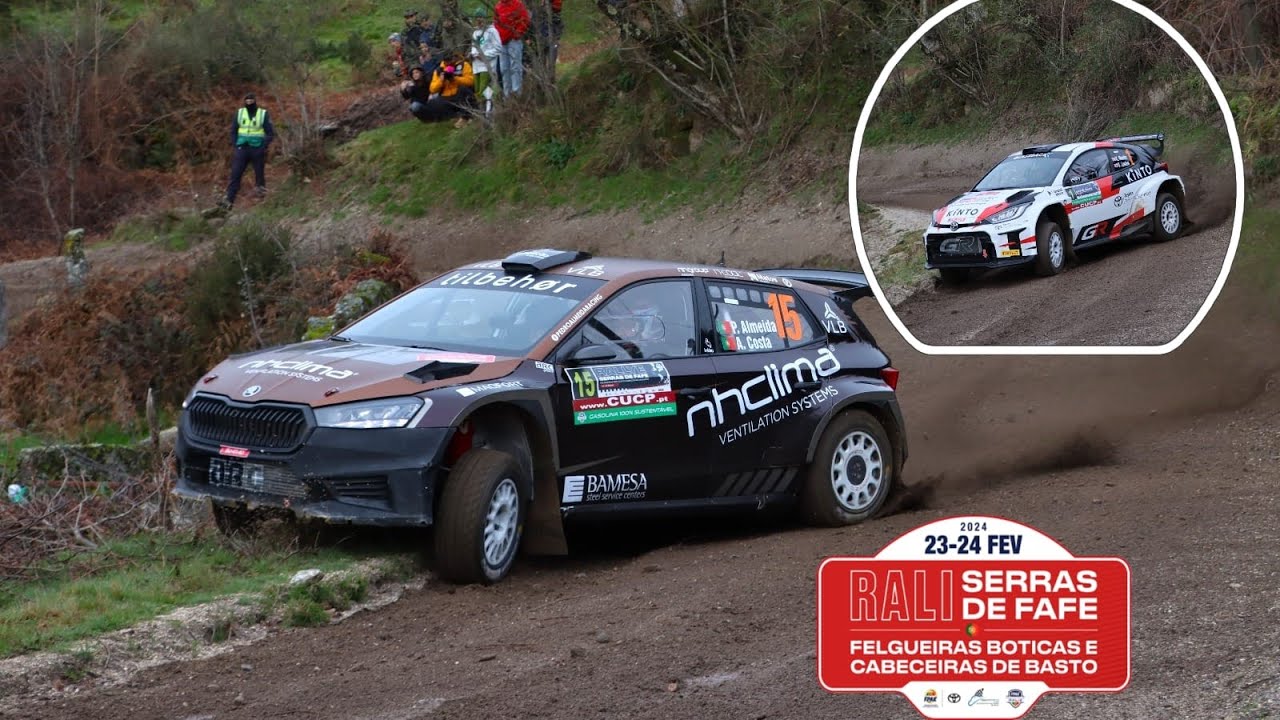 RALLY SERRAS DE FAFE 2025 | SHAKEDOWN | FLAT OUT & SIDEWAYS SHOW | MEEKE ; SORDO ; SESKS & OTHERS
