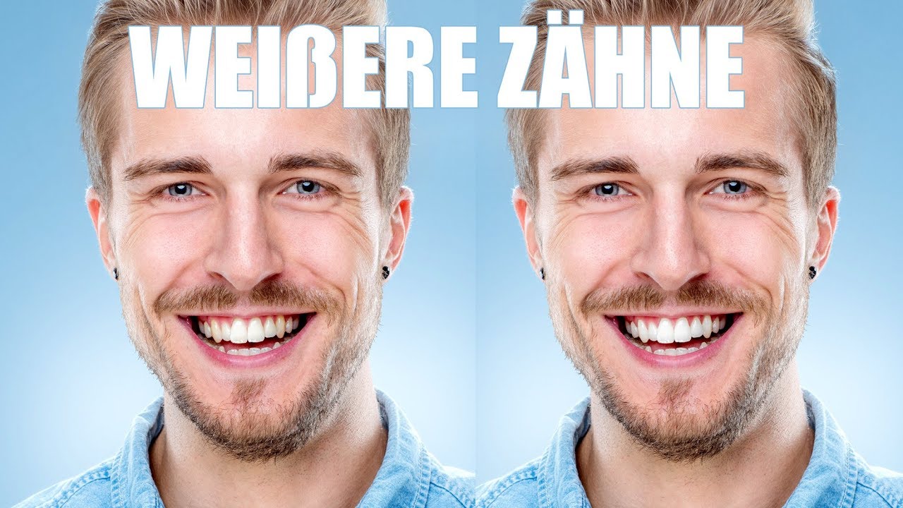 Weißere Zähne mit Photoshop - Photoshop Challenge #12