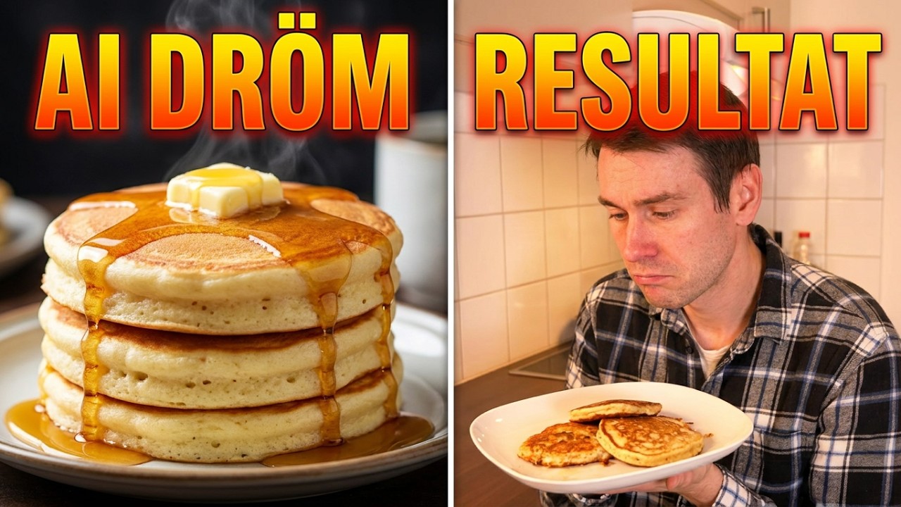 BAKAR MED AI: Fluffiga Pannkakor - blev de perfekta?
