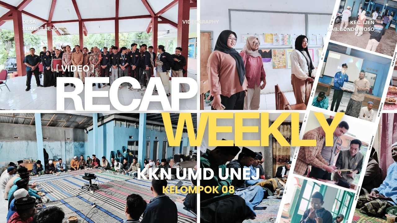 VIDEO RECAP WEEK 6 KKN UMD UNEJ DESA SUMBER REJO 2026