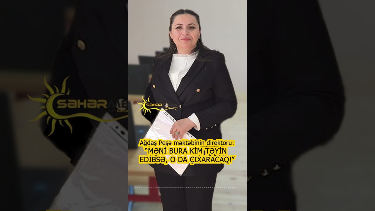 Ağdaş peşə məktəbinin direktorunun ŞOK səs yazısı