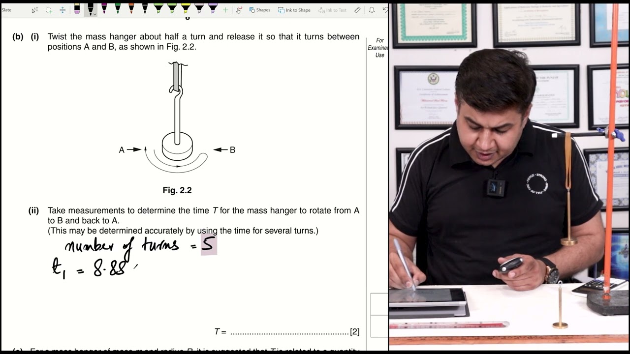 Practical | June 2011 P34 Q2 | AS Level | Physics | Jawad Tariq | SLATE
