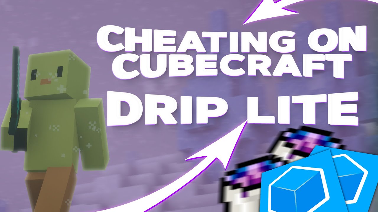 *NEW* CHEATING ON CUBECRAFT WITH DRIP LITE ( DRIP LITE 3.3 )