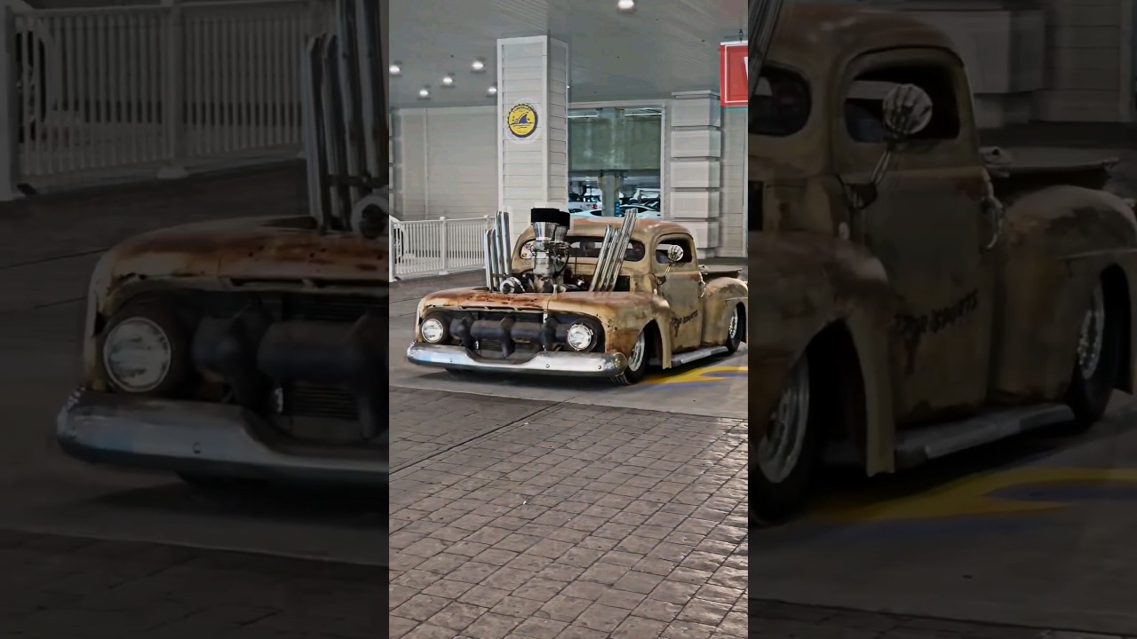 1952 Ford F2 - slammed and powered by a 350ci small block