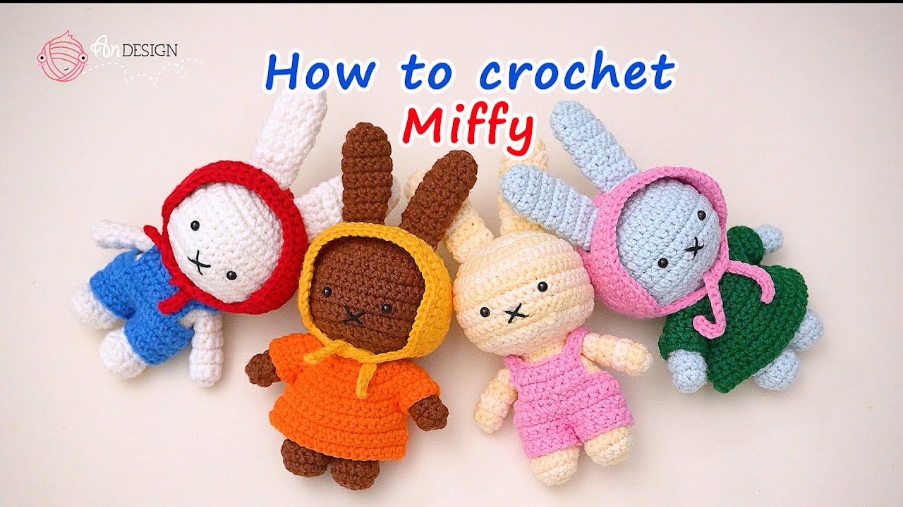 Как связать крючком Миффи | Пошаговое руководство по амигуруми