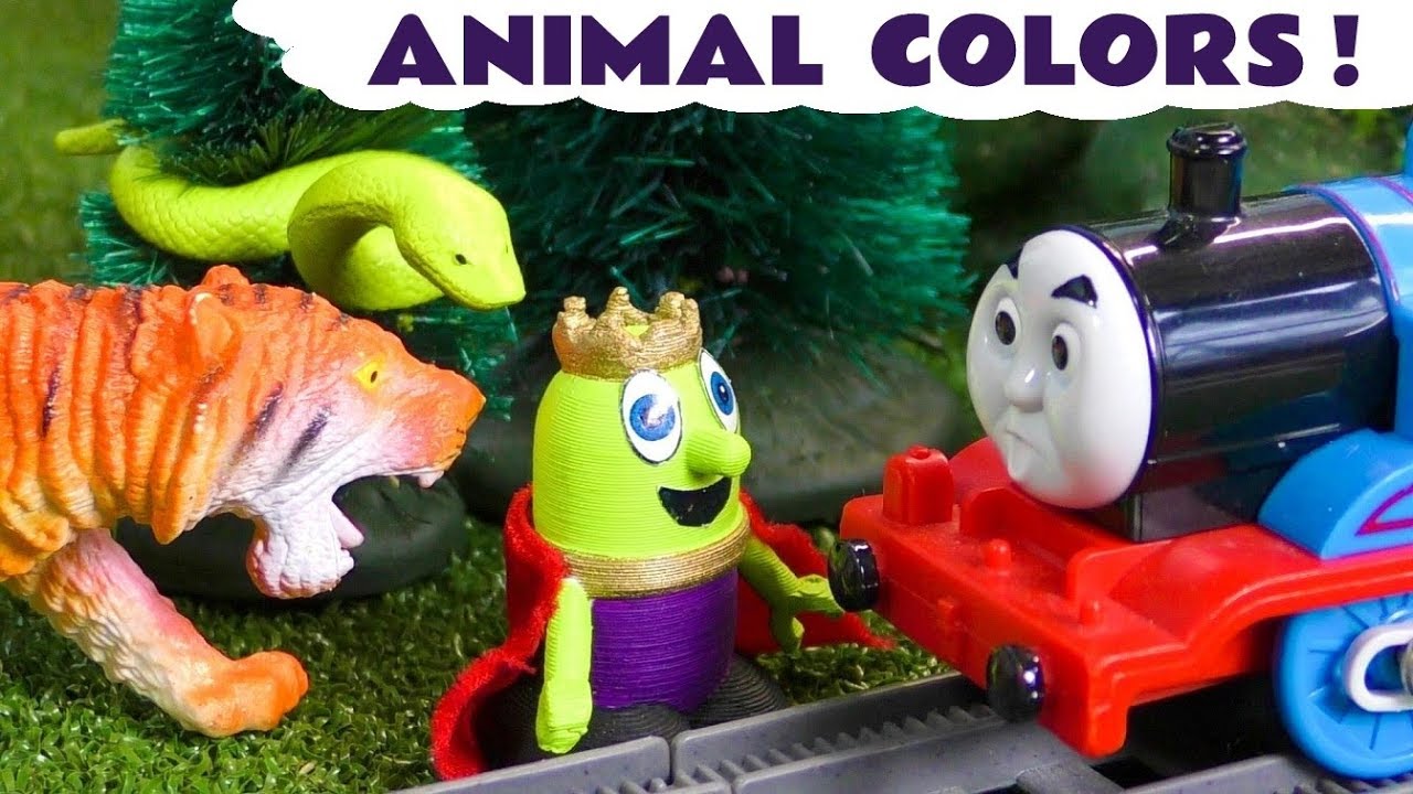 Thomas The Train and the Funlings visit Zoo Animals