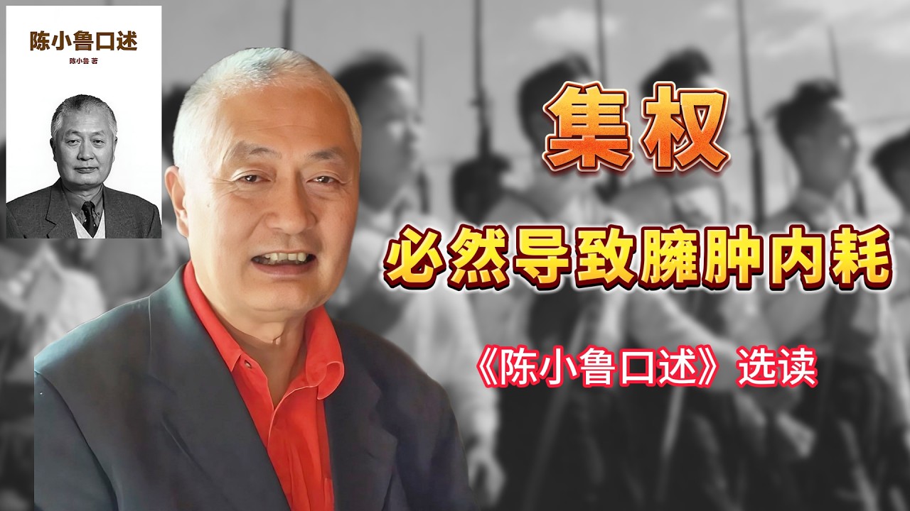 陈小鲁：集权必然导致臃肿内耗 -【连日来读书】《陈小鲁口述》选读