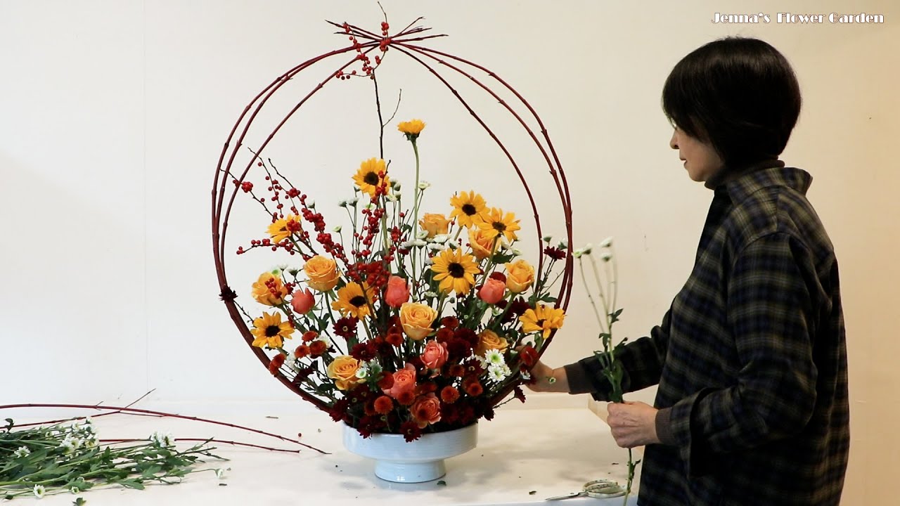 교회 꽃꽂이/Church flower arrangement
