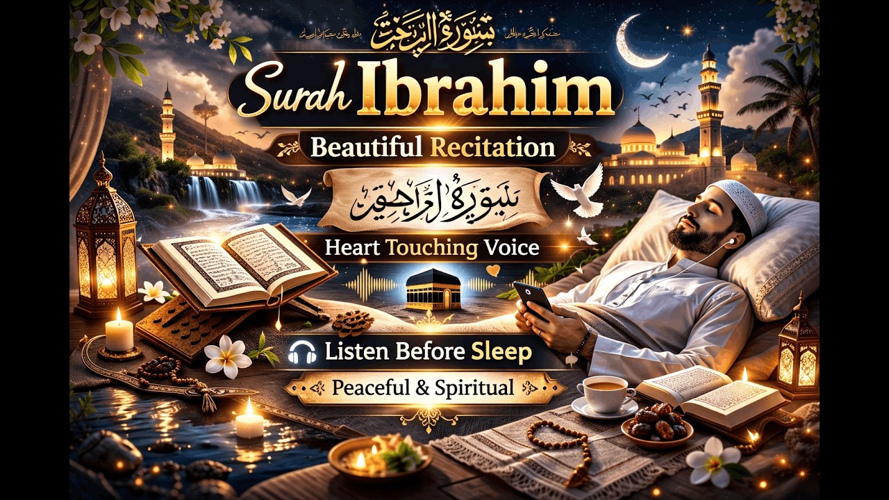Surah Ibrahim – Full Beautiful Recitation |Heart Touching Quran Tilawat |Powerful Words of Guidance