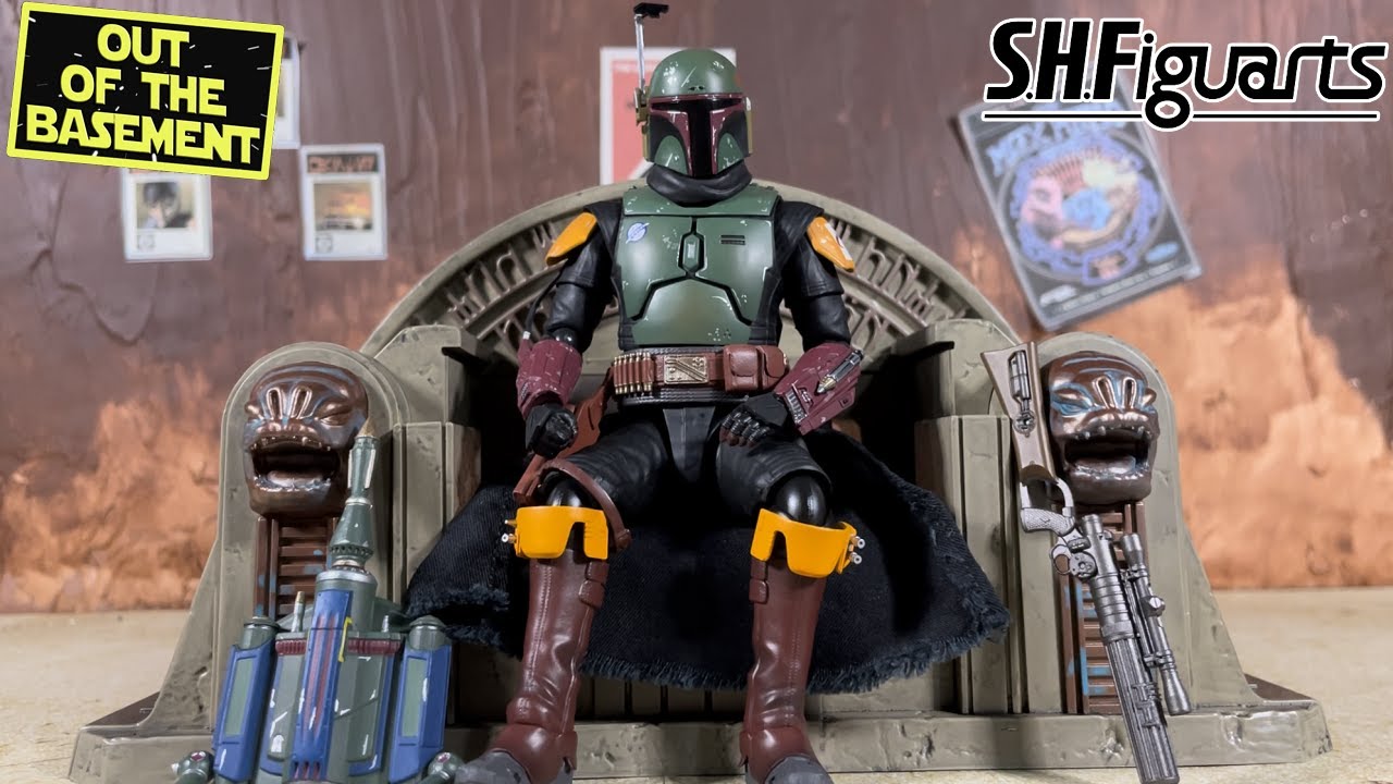 S.H. Figuarts BOBA FETT W/ THRONE (Book of Boba Fett) Deluxe Action Figure Review