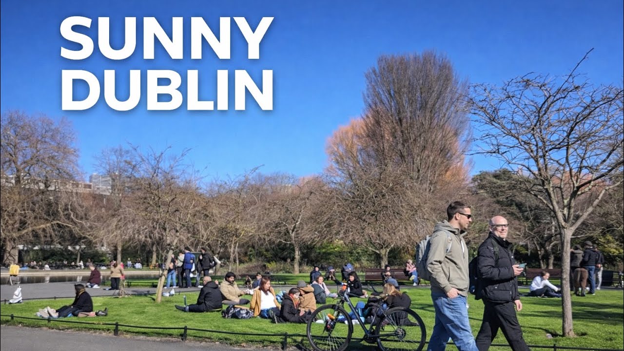 Dublin Comes Alive in the Sunshine | St Stephen's Green Walk