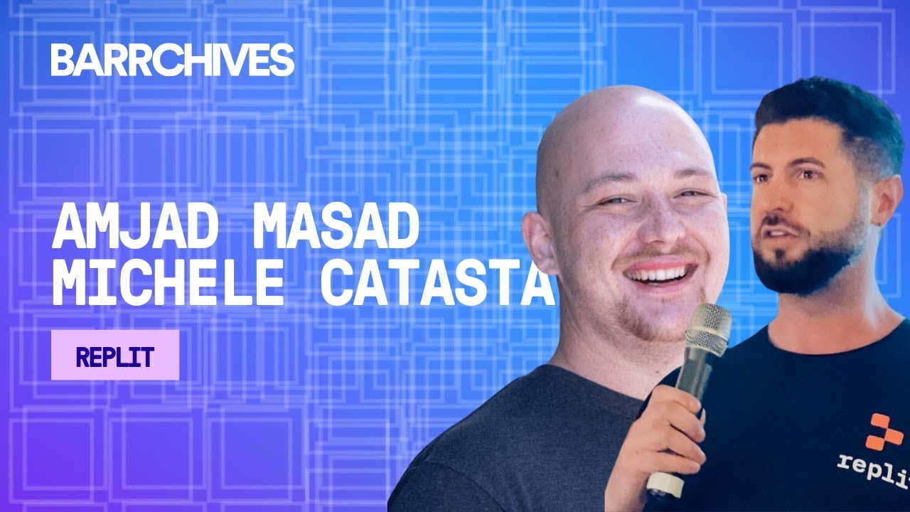 How Replit is Using AI to Help Develop the Next Billion Coders, with Amjad Masad & Michele Catasta