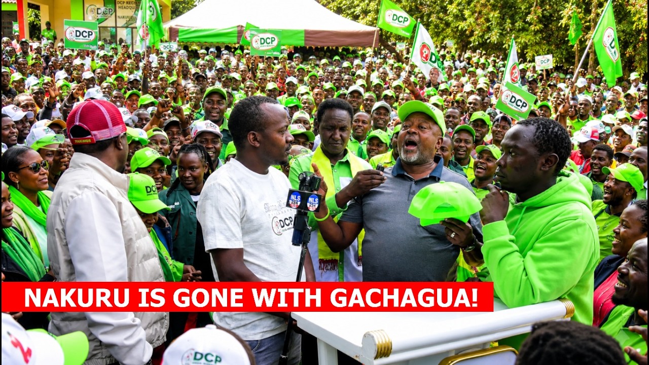 Fireworks as Gachagua allies paint Nakuru green with DCP colors as they welcome UDA defectors!🔥