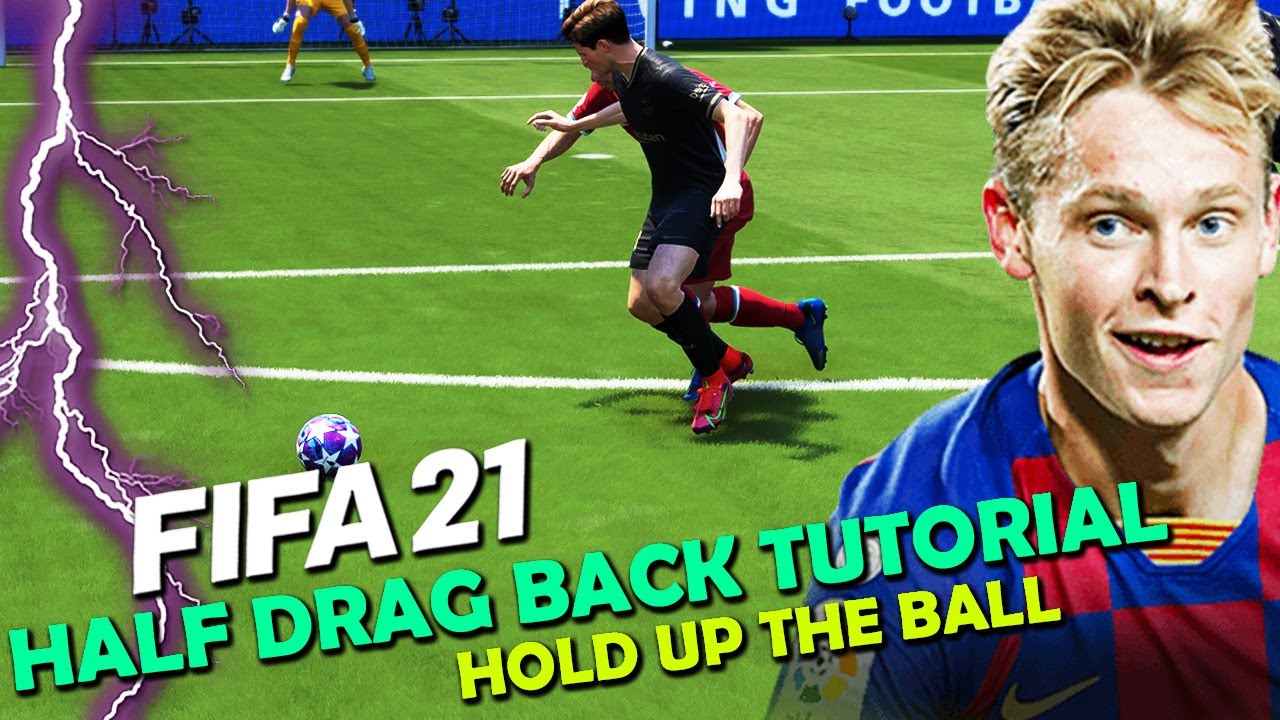How to HOLD UP the PLAY in FIFA 21 | FIFA 21 HALF DRAGBACK Tutorial | FIFA 21 ATTACKING Tutorial