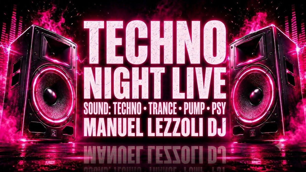 Night TECHNO Live 🔥The Ultimate Techno Experience 🎧Manuel Lezzoli DJ | Non Stop Dj Set