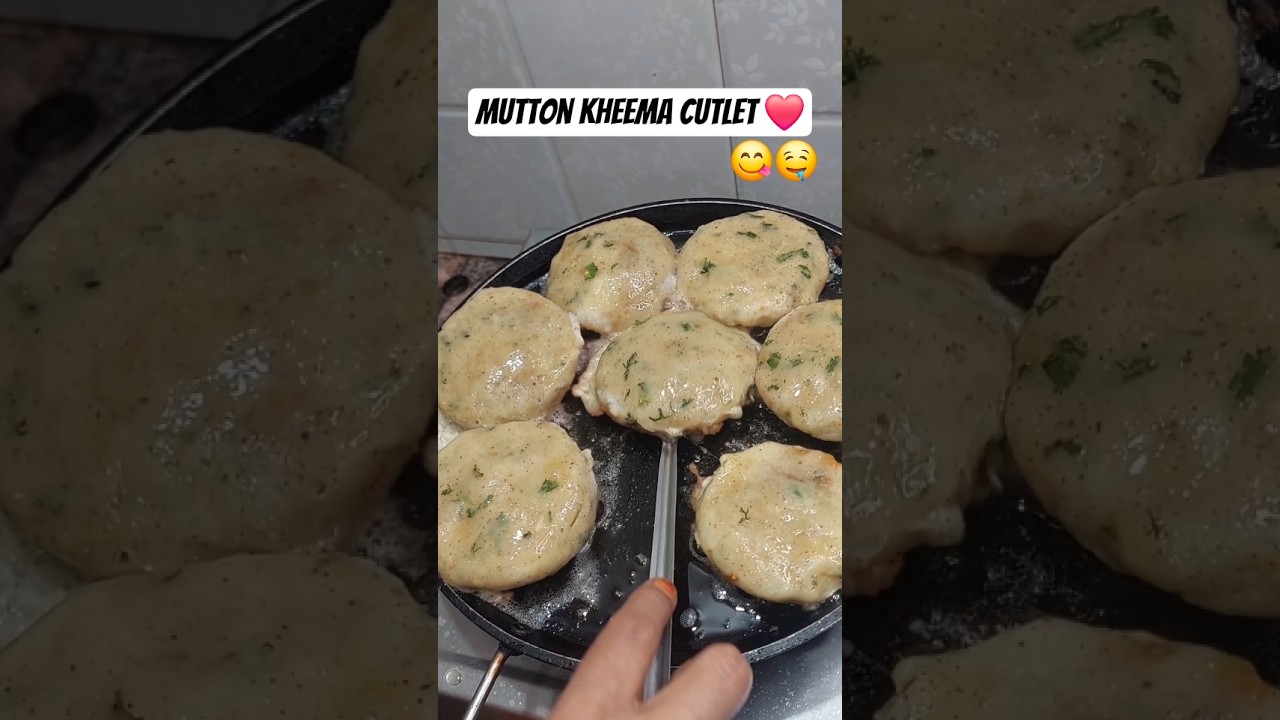 Mutton Kheema Cutlet 🤤❤️😋 #mutton #cutlet #cutletrecipe #muttonrecipe #shorts #shortsvideo #short