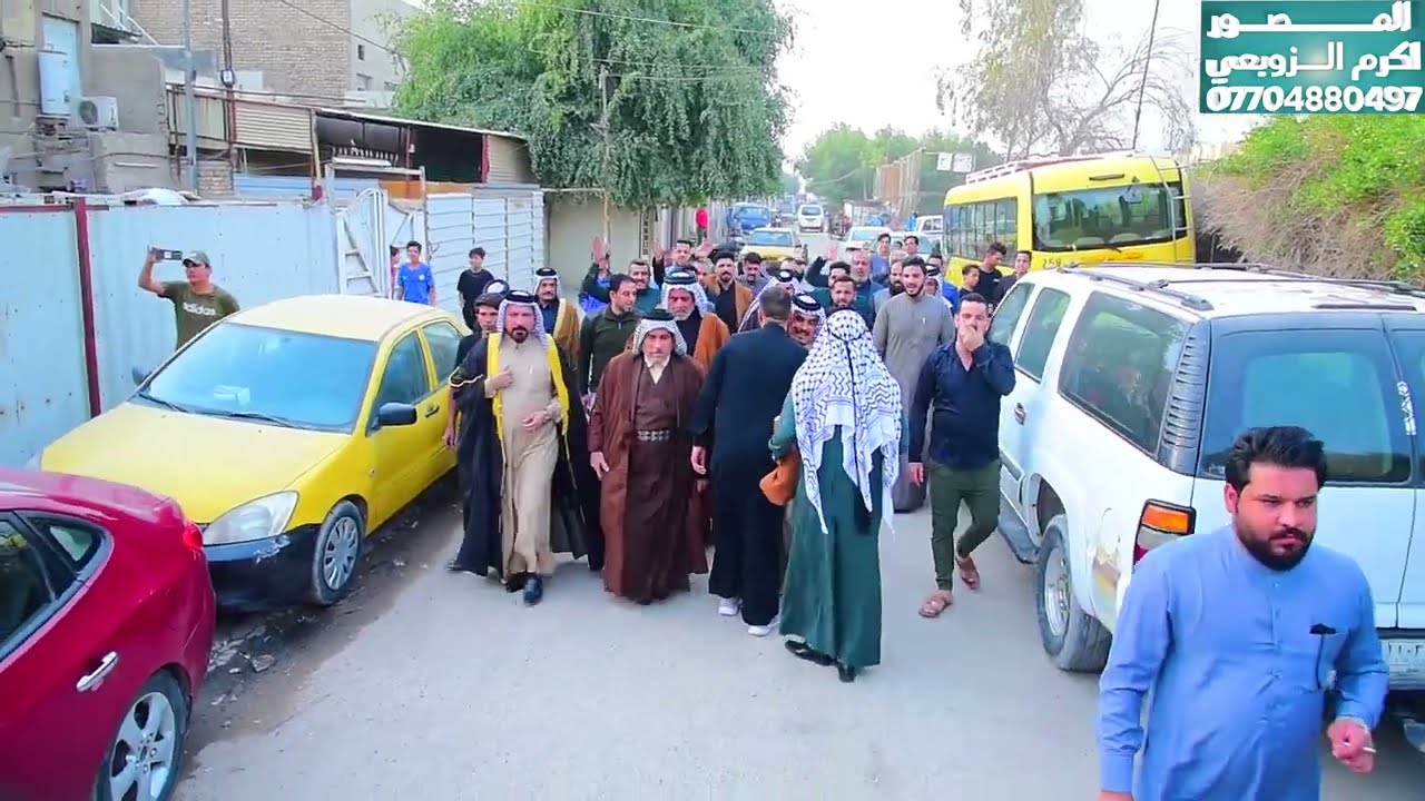 عراضة قبيلة بني مالك في فاتحة المرحوم الشيخ ابو هادي المالكي الله يرحمة _ بغداد