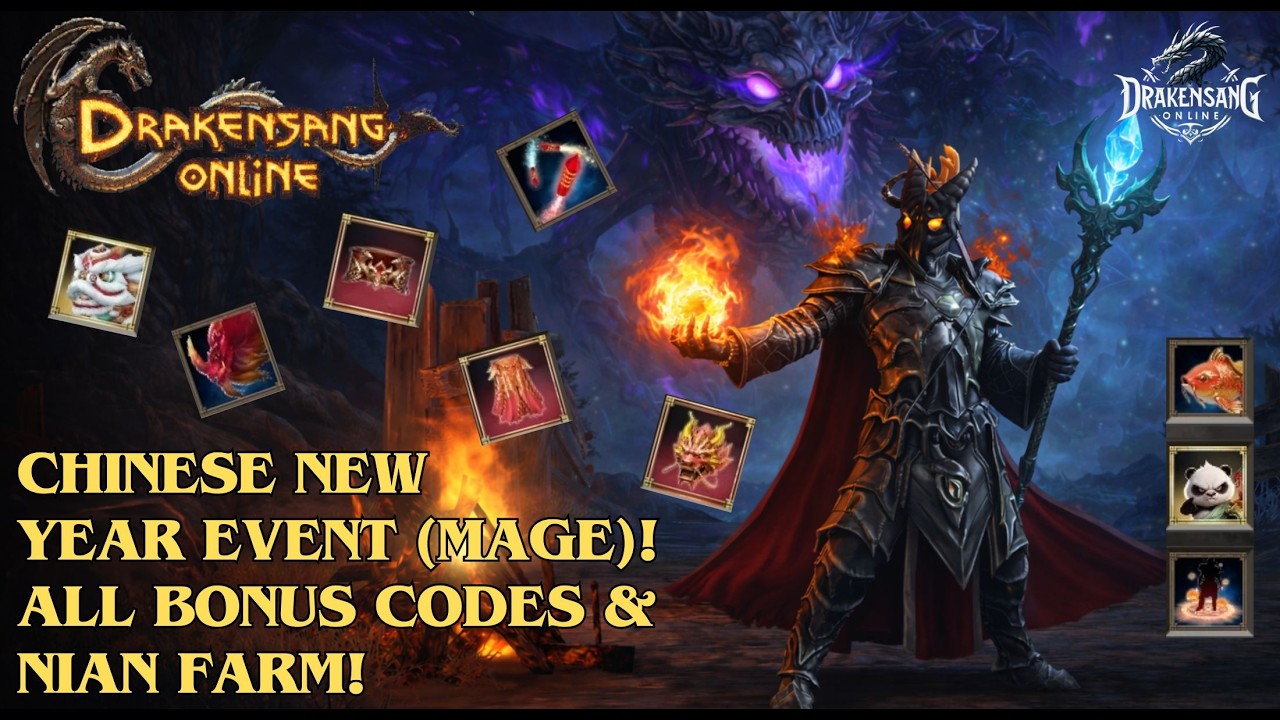 Drakensang Online – Событие, посвященное Китайскому Новому году (Маг)! Все бонусные коды и фарм Н...
