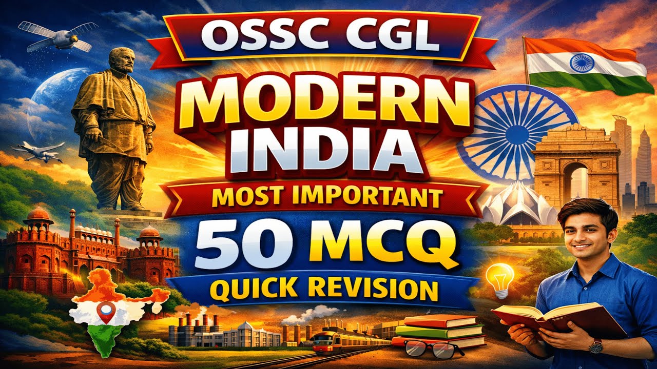 Modern history of india. #mcq #ossc_cgl