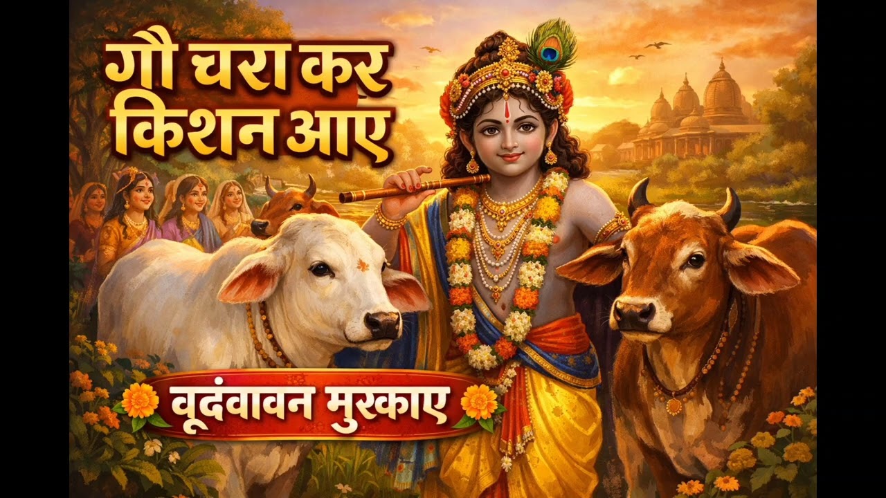 गौ चरा कर किशन आए | Vrindavan Special Krishna Bhajan | मधुर श्री कृष्ण भजन 2026