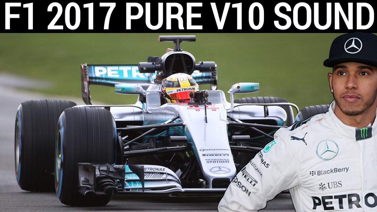 F1 2017 - PURE V10 SOUND - Silverstone - Hamilton Onboard