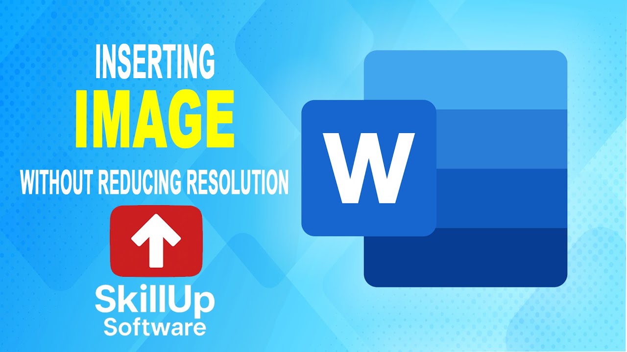 How to insert an image without reducing its resolution! #MicrosoftWord #WordTips