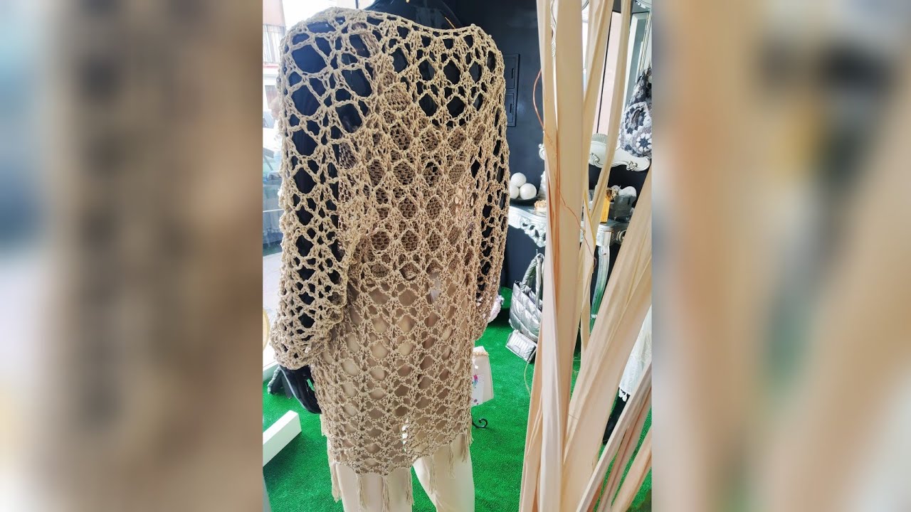 Chaqueta Boho Frida Calada a Crochet